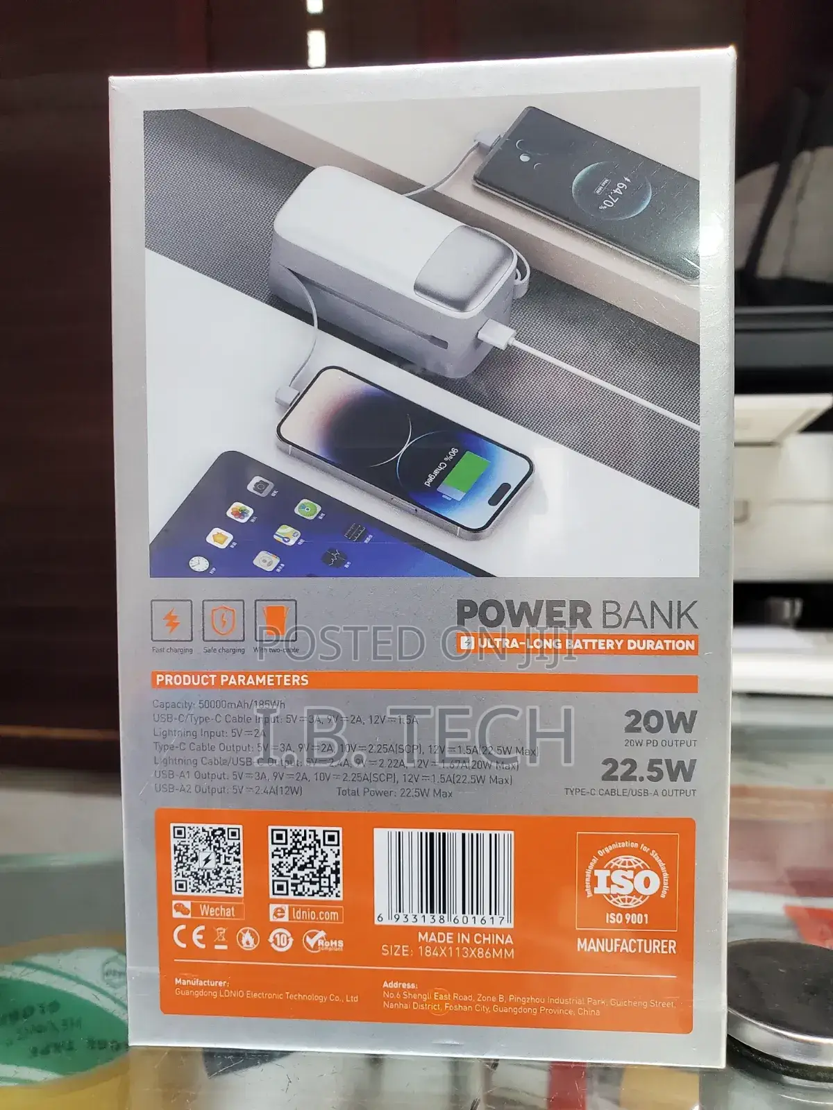 Ldnio 50000mah Fast Charging Ultra Long Battery Duration Power Bank