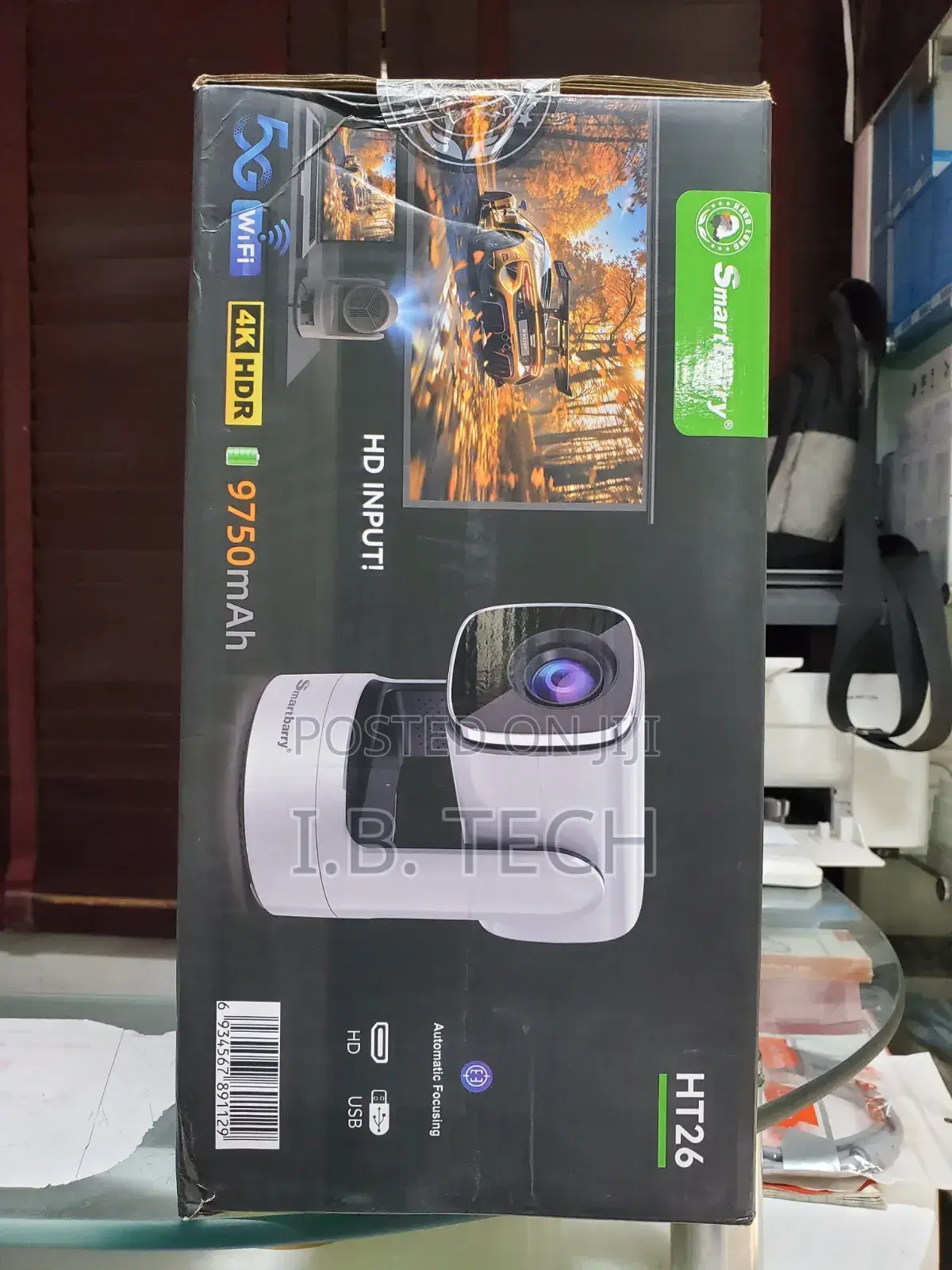 Smartberry Ht26 Rechargeable 9750mah HDR 5g Wifi Projector