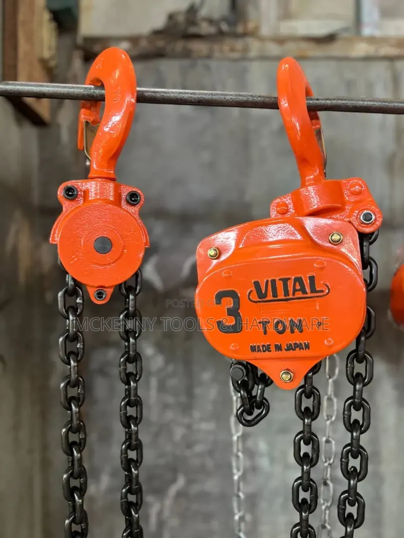 Vital 3-Ton Manual Chain Block (Chain Hoist).