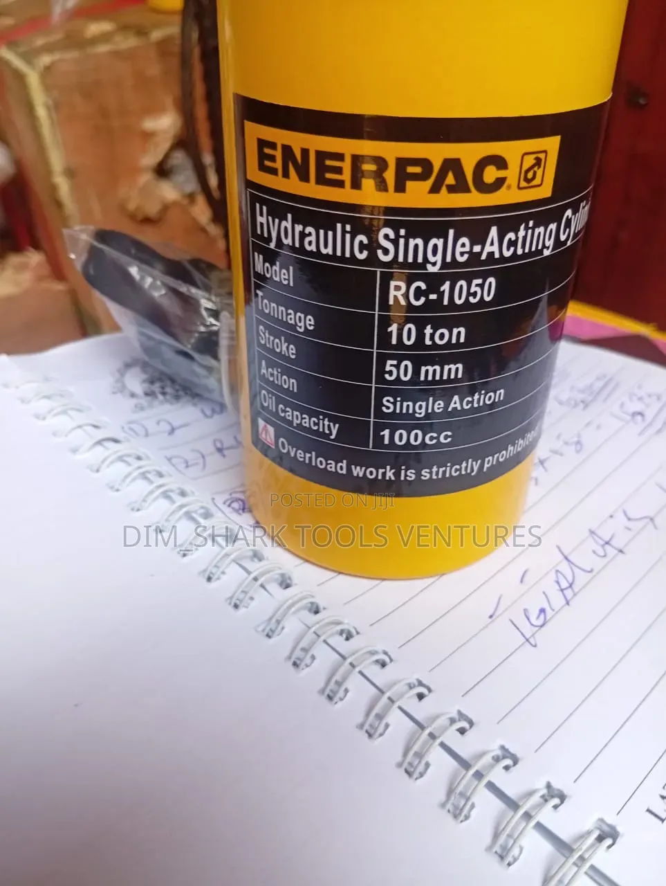 10-Ton Enerpac Hydraulic Jack With Hand Pump(Cp-700)