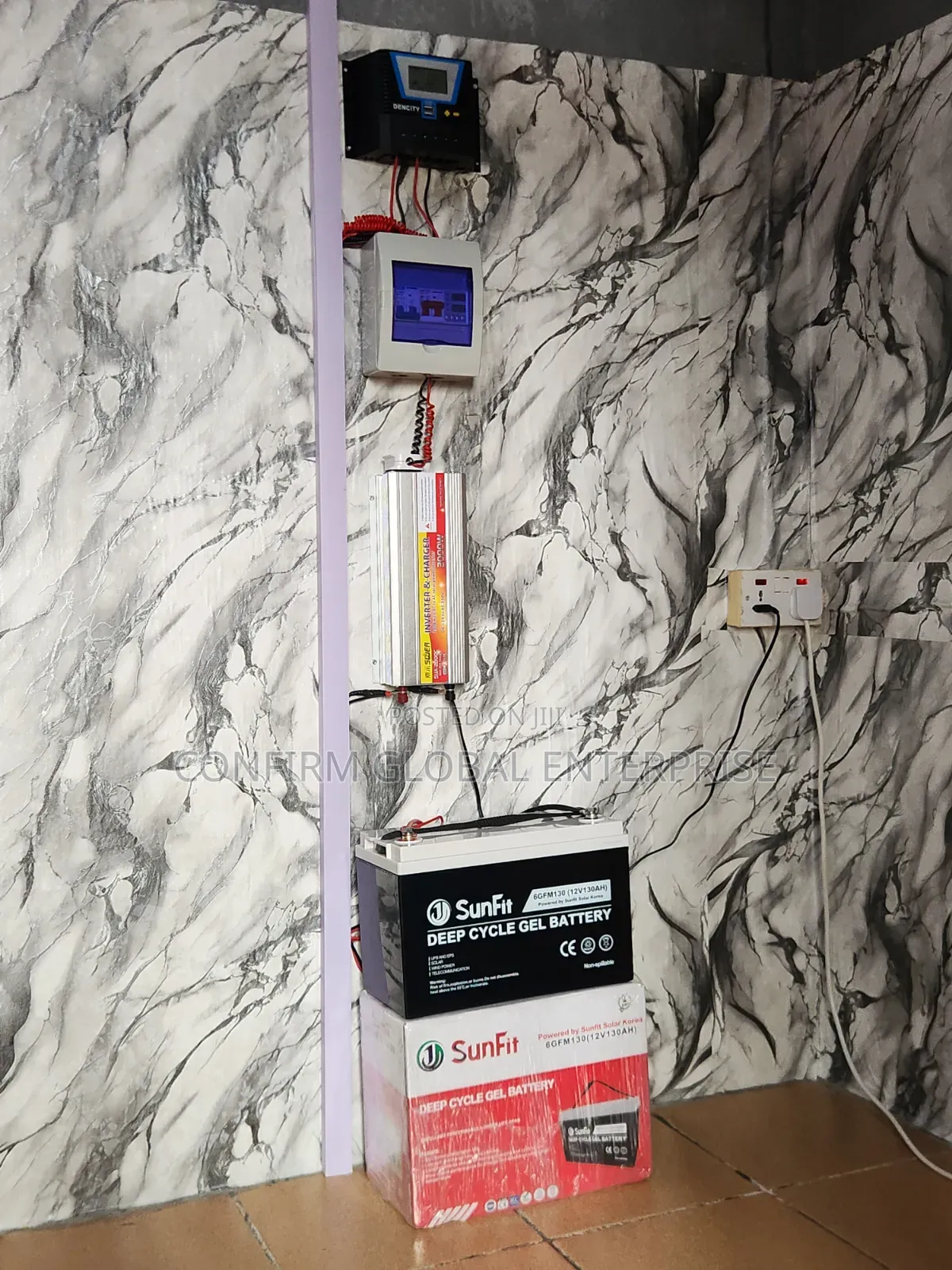 Powerful 2000w Pure Sine Wave Inverter With 130ah Battery Installation