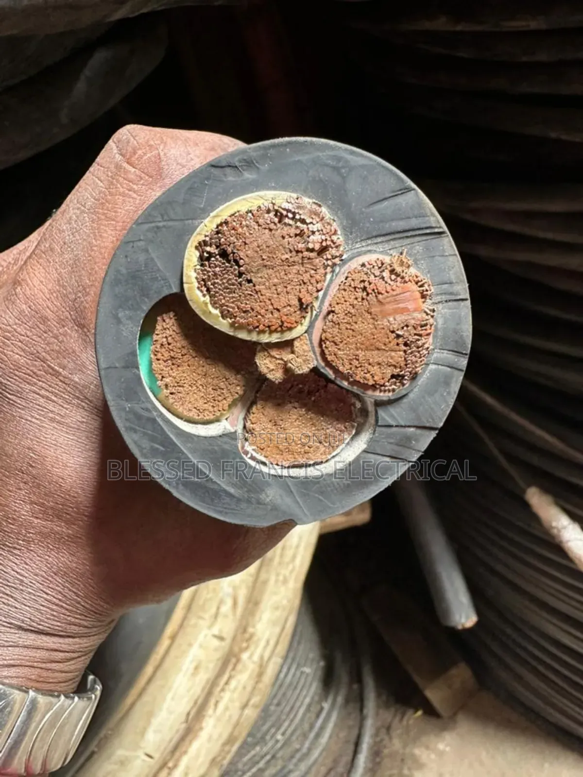 150mm2x4core PVC PVC Flexible Cable Heavy-Duty