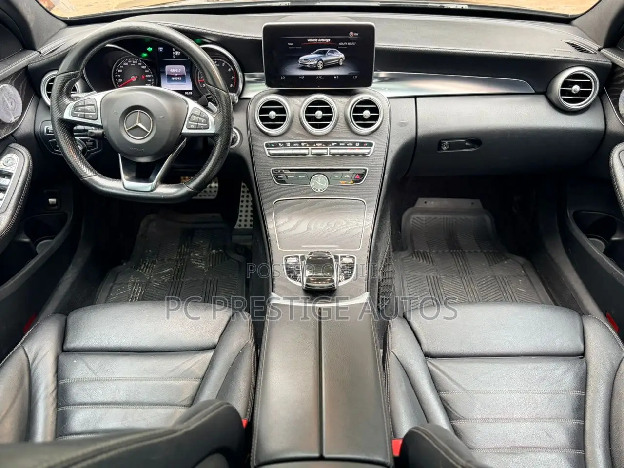 Mercedes-Benz C400 4Matic AWD Sedan (3.0L V6 7A) 2015 Black