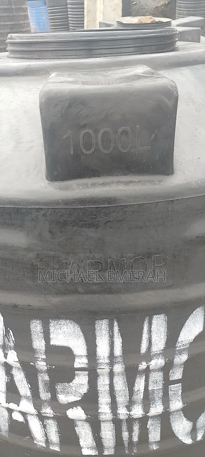 1000litres Rubber Armor Tank