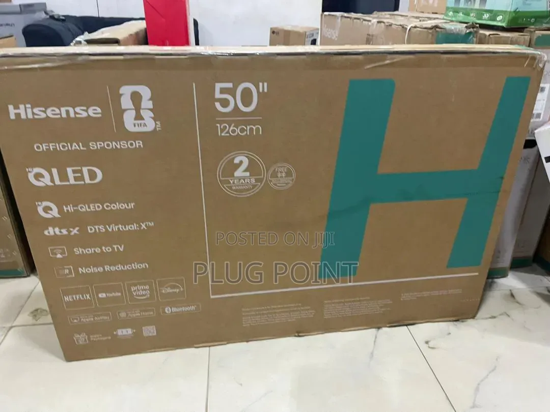 Hisense 50-Inch Smart Tv With Brilliant Qled Display