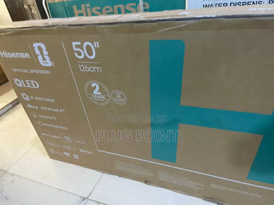 Hisense 50” Qled Smart Tv – Immersive Audio and Visuals