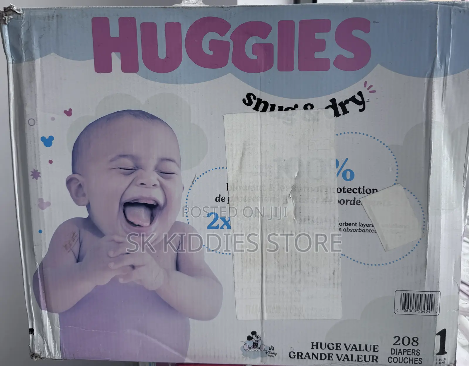 Huggies Snug and Dry Diaper Size 1
