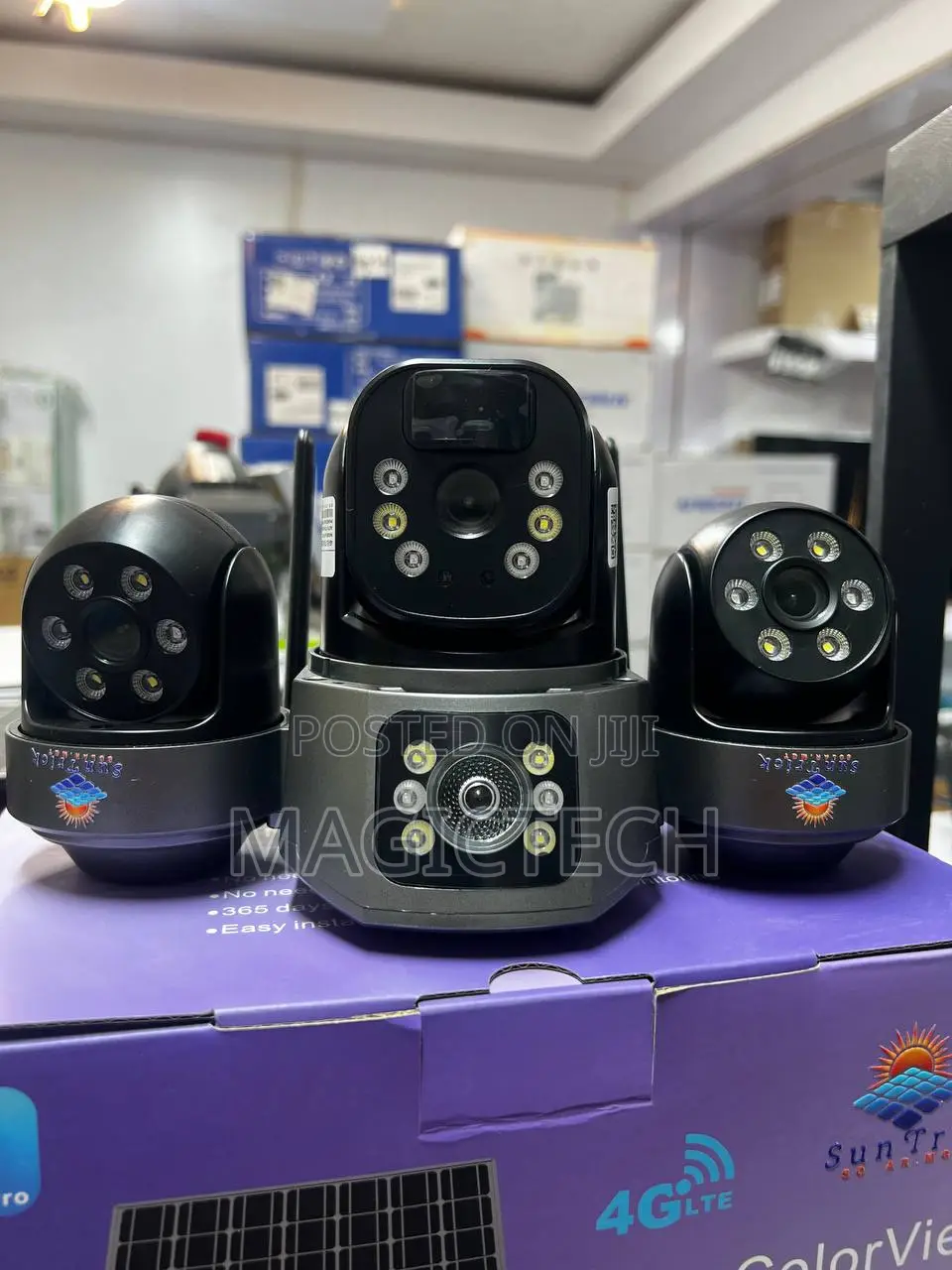 Suntrick V380pro True Color View Triple Lens Solar Camera