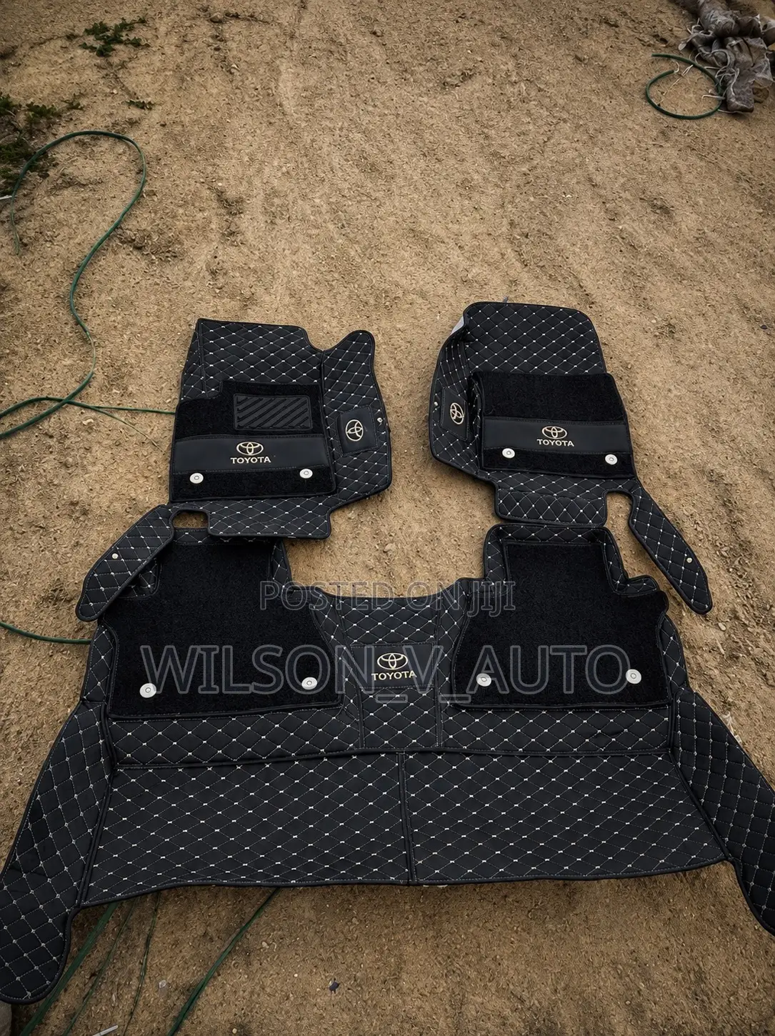 Toyota Tundra 2015 Custom 7d Double Layer Leather Mats