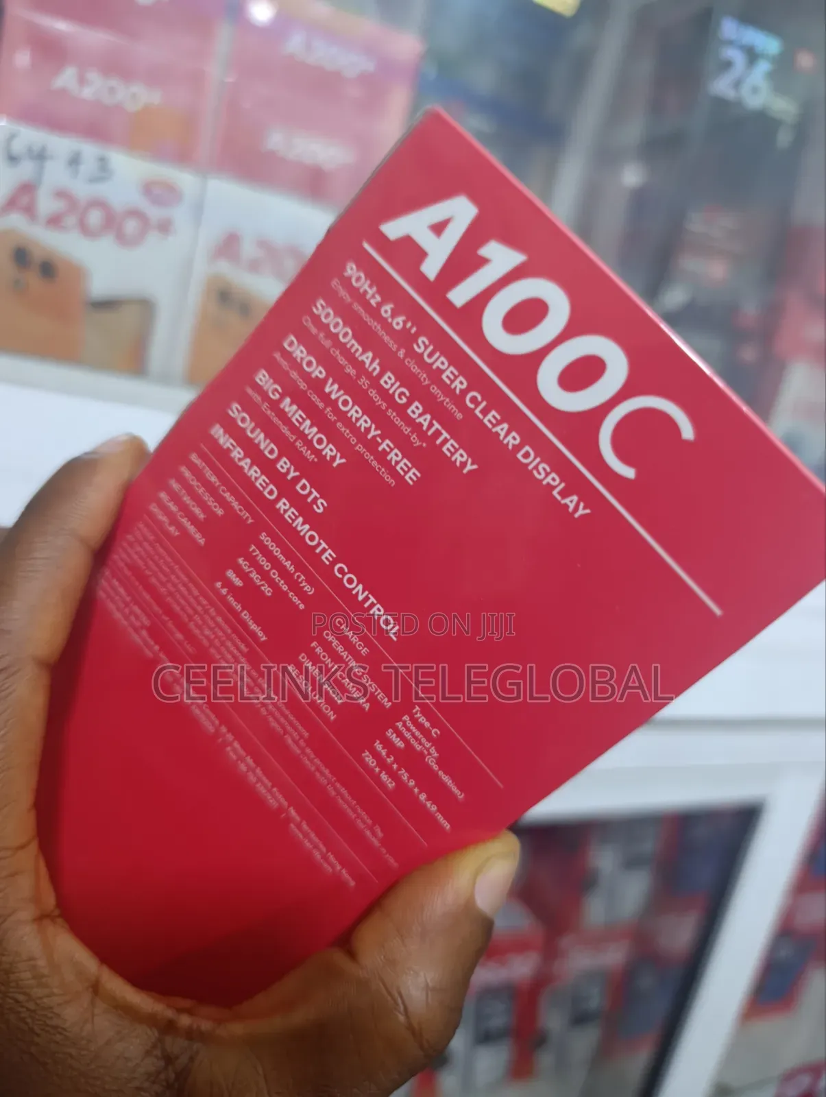 New Itel A100C 128 GB Purple