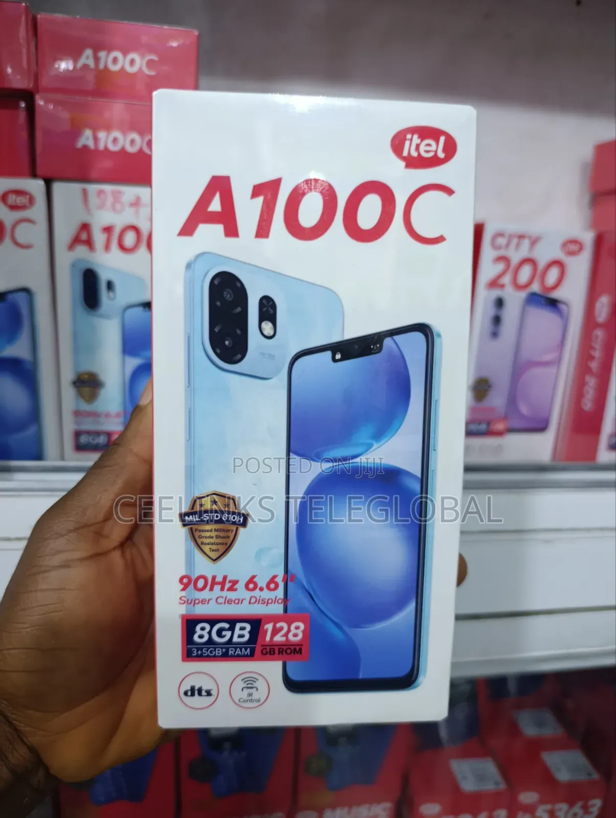 New Itel City 200 128 GB Black