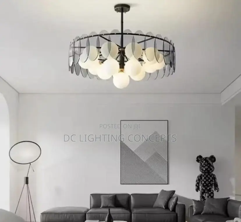 Nordic Modern Simple Glass Ball Led Pendant Chandelier