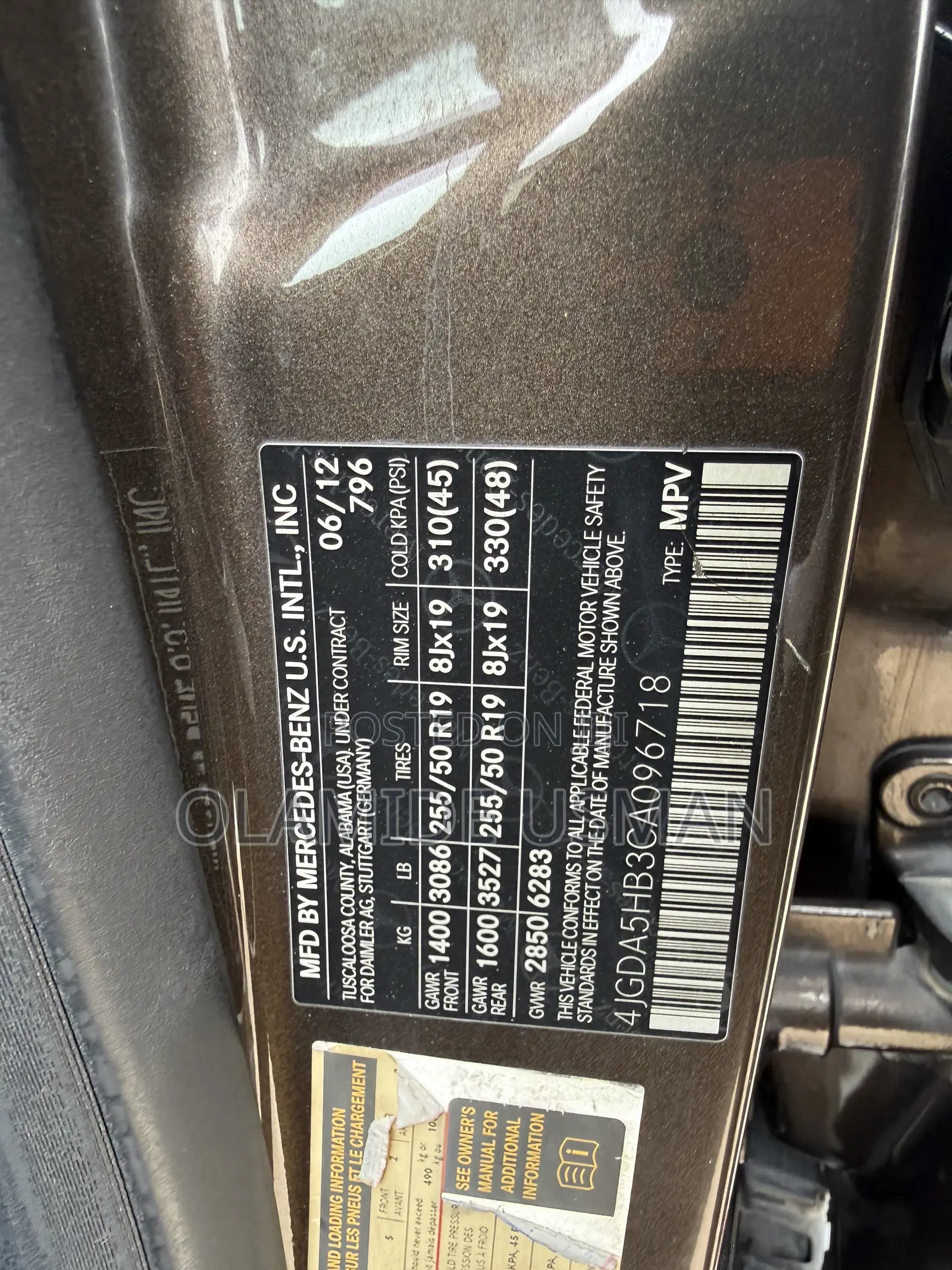 Mercedes-Benz M Class ML 350 4Matic 2013 Gray