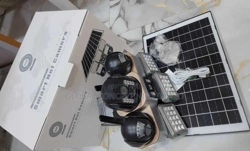 Interesting Triple Lens Solar Smart Camera