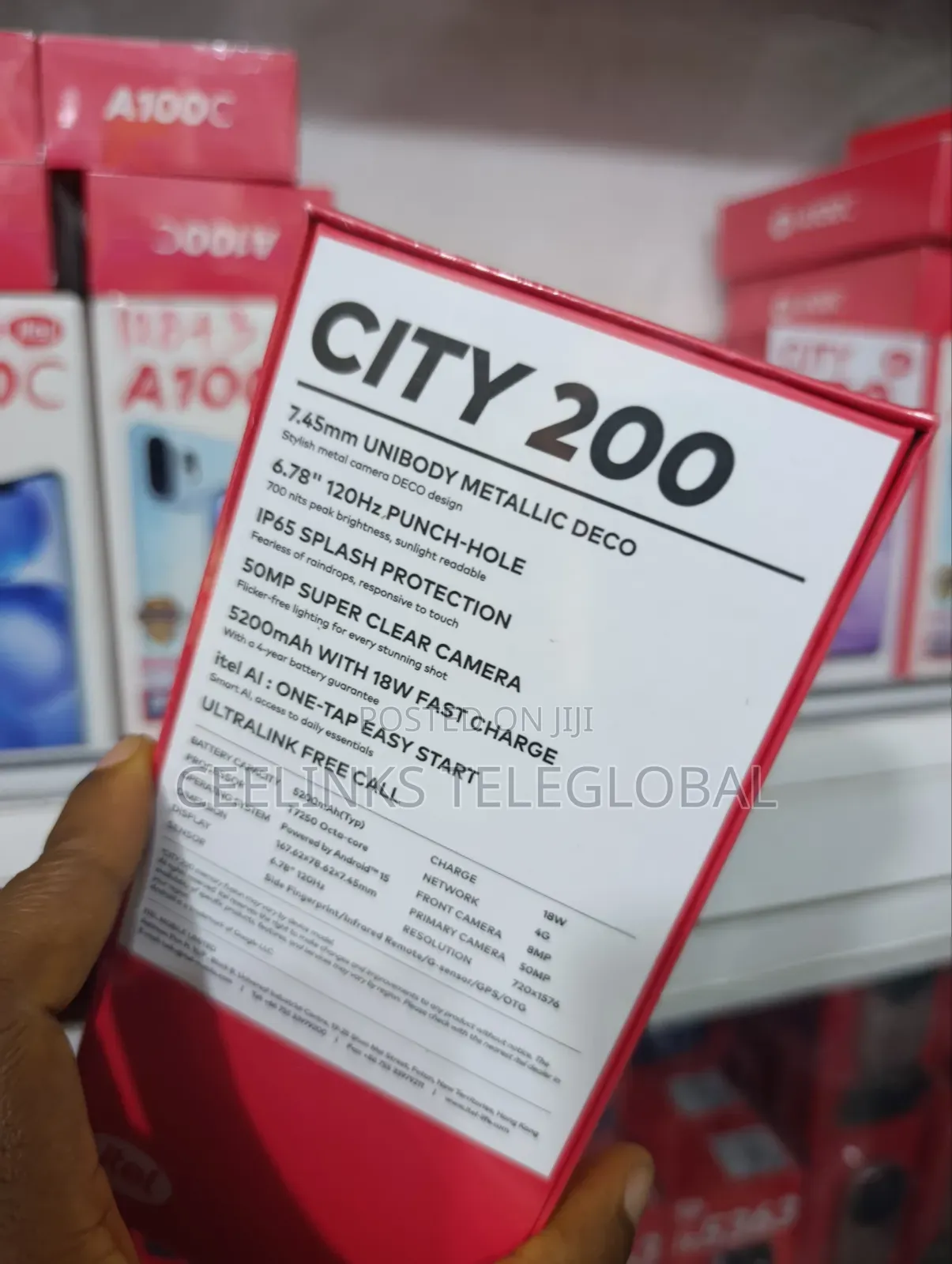 New Itel City 200 128 GB