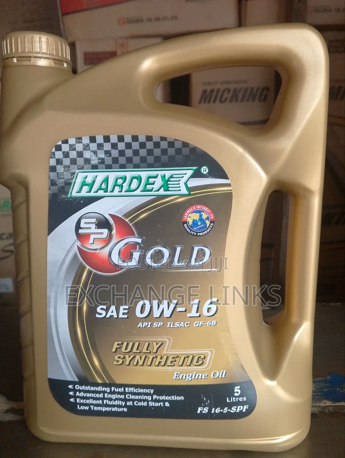 Hardex 0w-16 5l Engine Oil