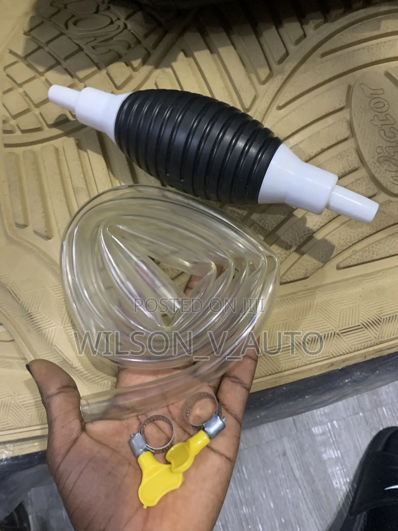 Universal Hand Siphon Pump for Fuel, Petrol, Diesel Water Transfer