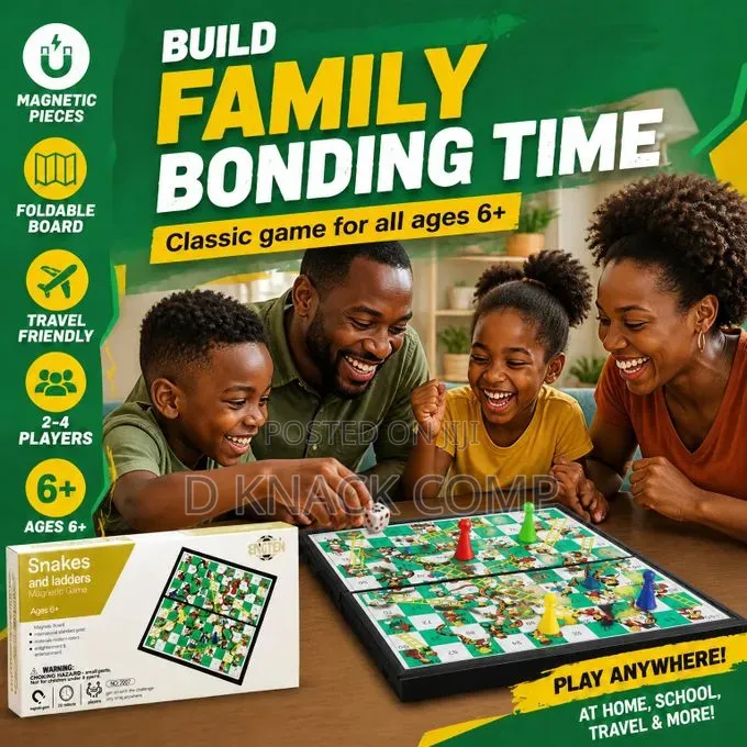Magnetic Snakes and Ladders Game