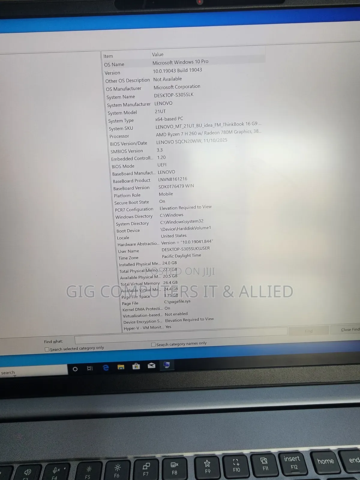 Laptop Lenovo ThinkBook 15 24GB Intel Core i7 SSD 1T
