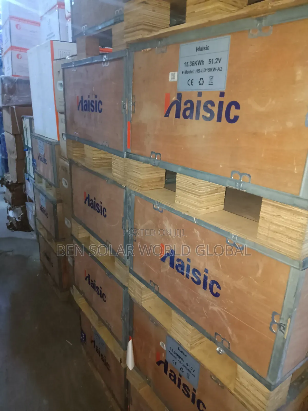 15.36kwh Hasic Solar Lithium Battery 51.2v