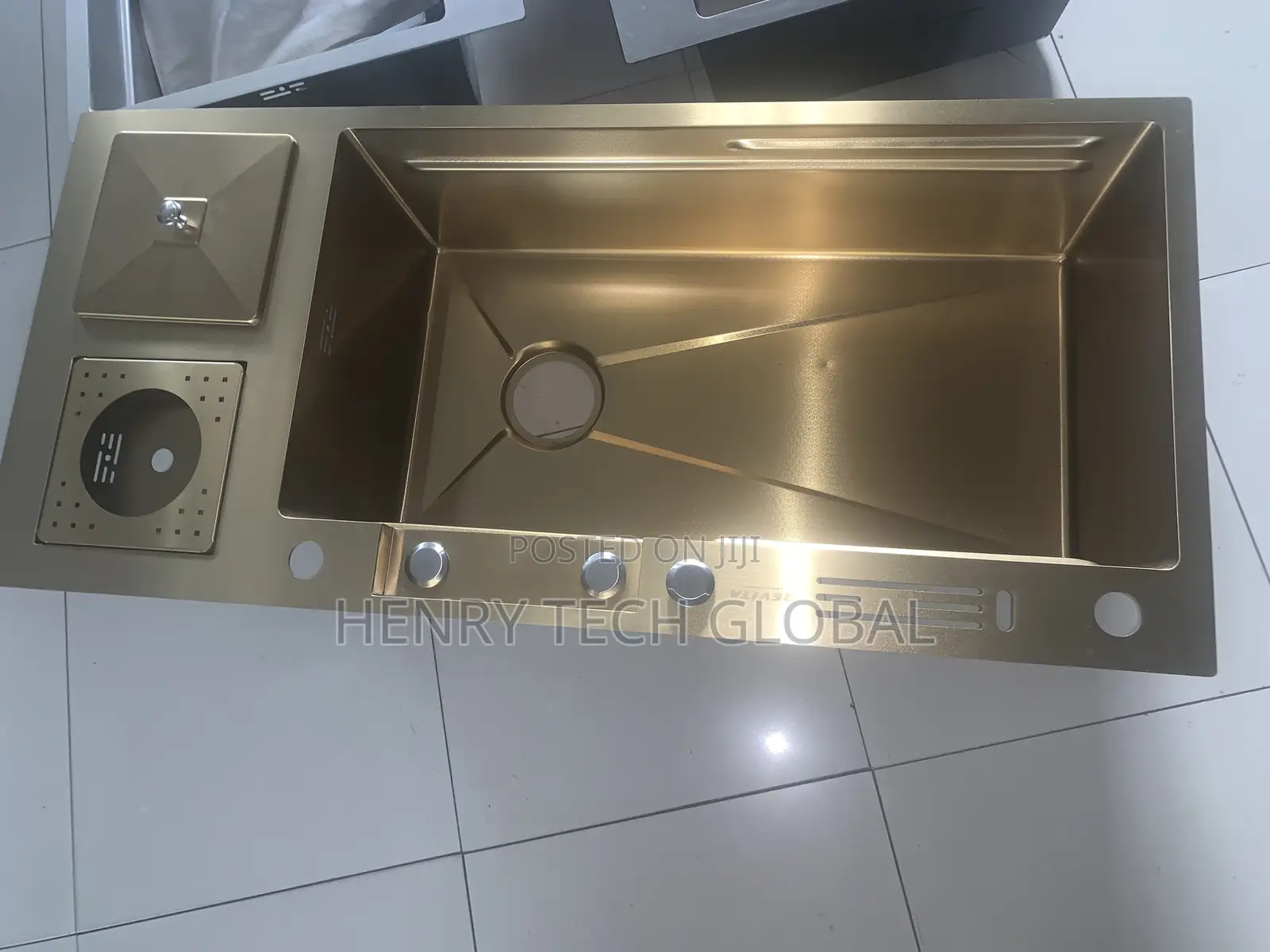 Single Bow Sinks ( Gold Color)