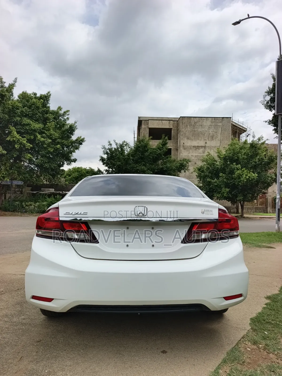 Honda Civic Sedan EX 2013 White