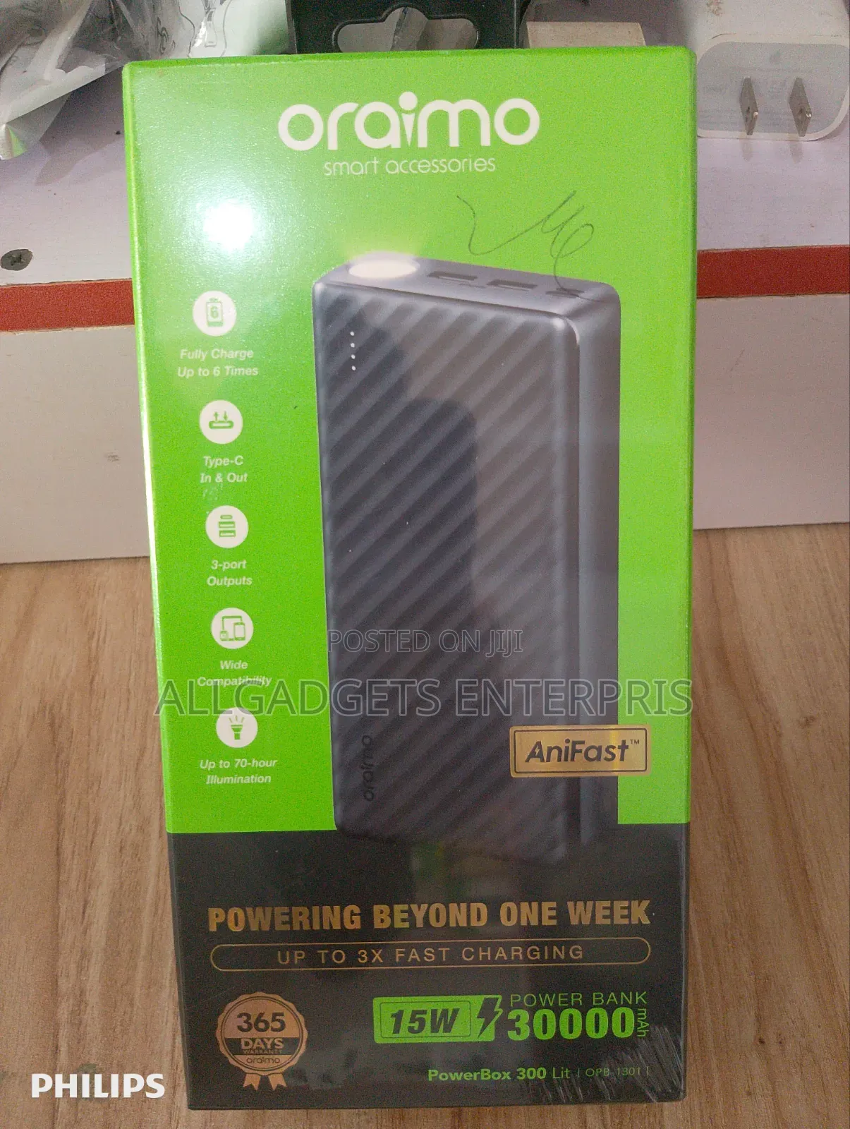 Oraimo 30000mah Ultra Fast Charging Power Bank