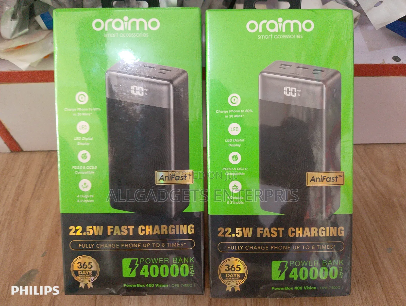 Oraimo Power Bank Fast Charging