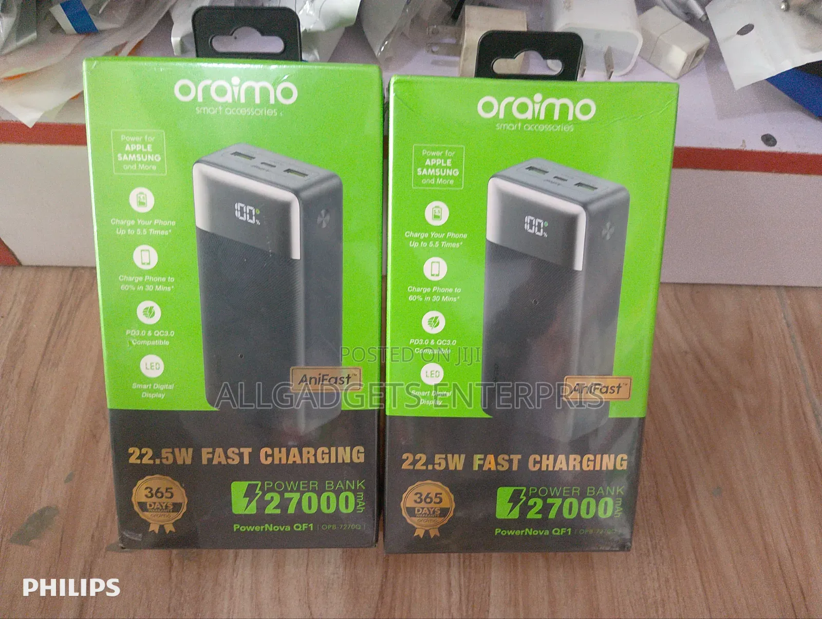 Oraimo 27,000mah 22.5w