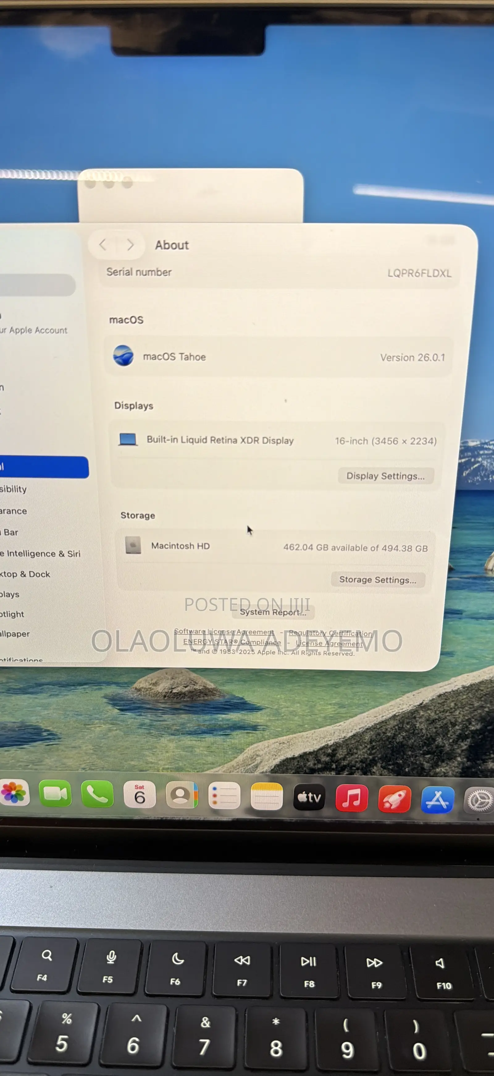 Laptop Apple MacBook Pro 2021 M1 16GB Apple M1 Pro SSD 512GB