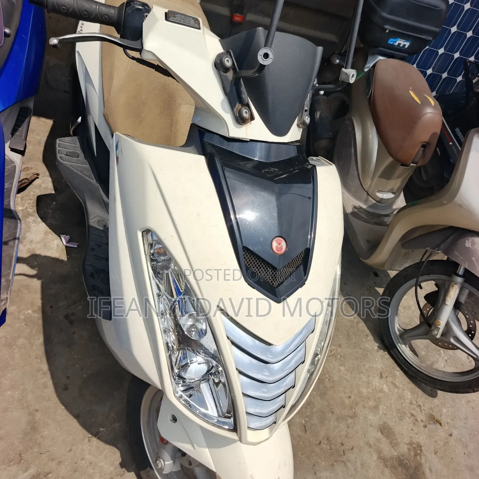 Motorcycle 2010 White