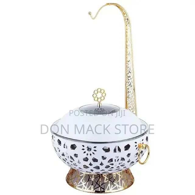 White Gold Hanging Chaffing Dish
