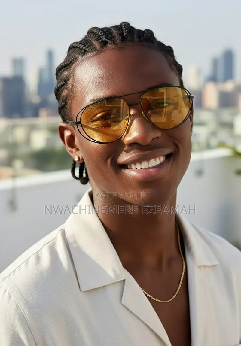 Modern Unisex Luxury Sunglass Black/Yellow, Gold/Brown, Uv Protection