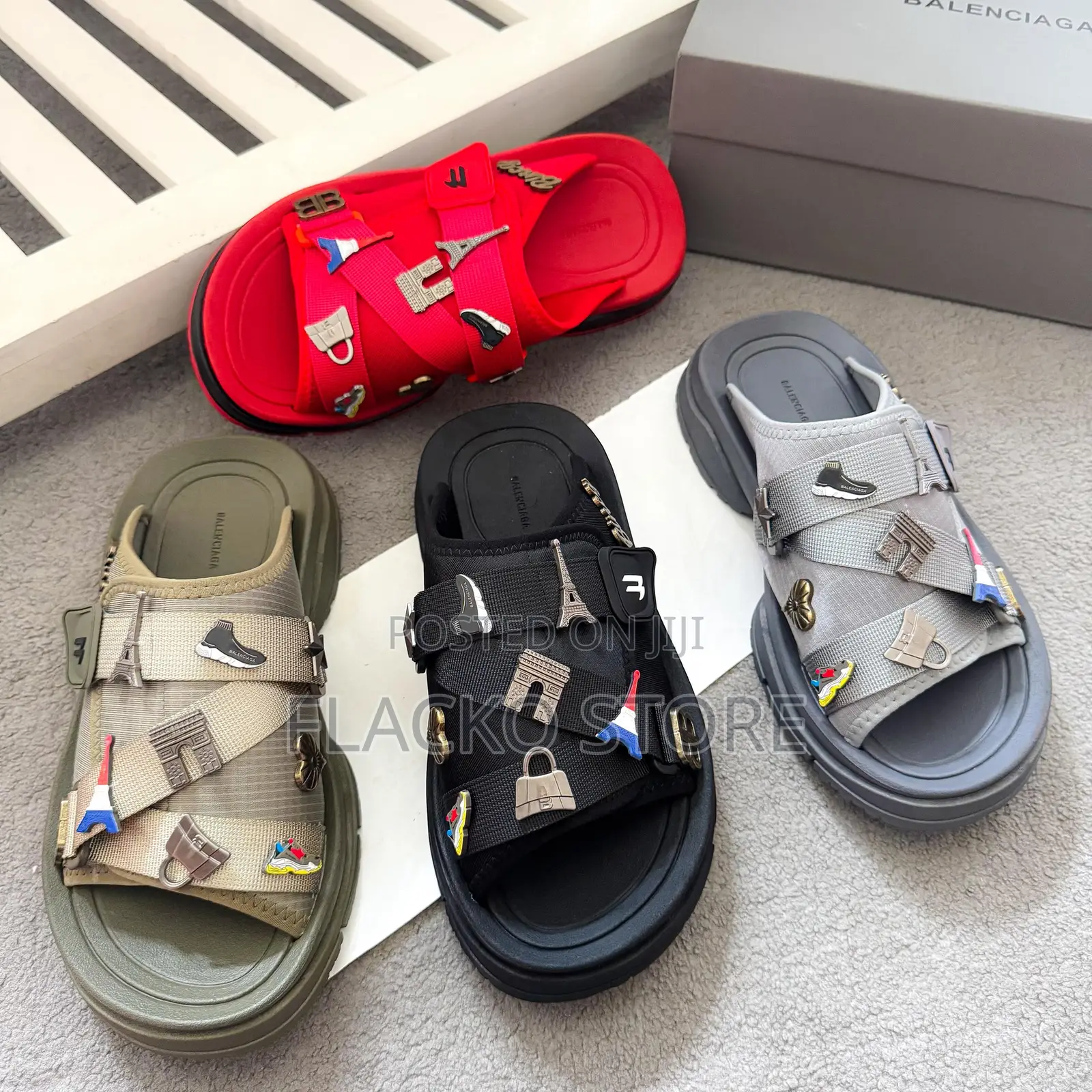 Original Balenciaga Paris Slides