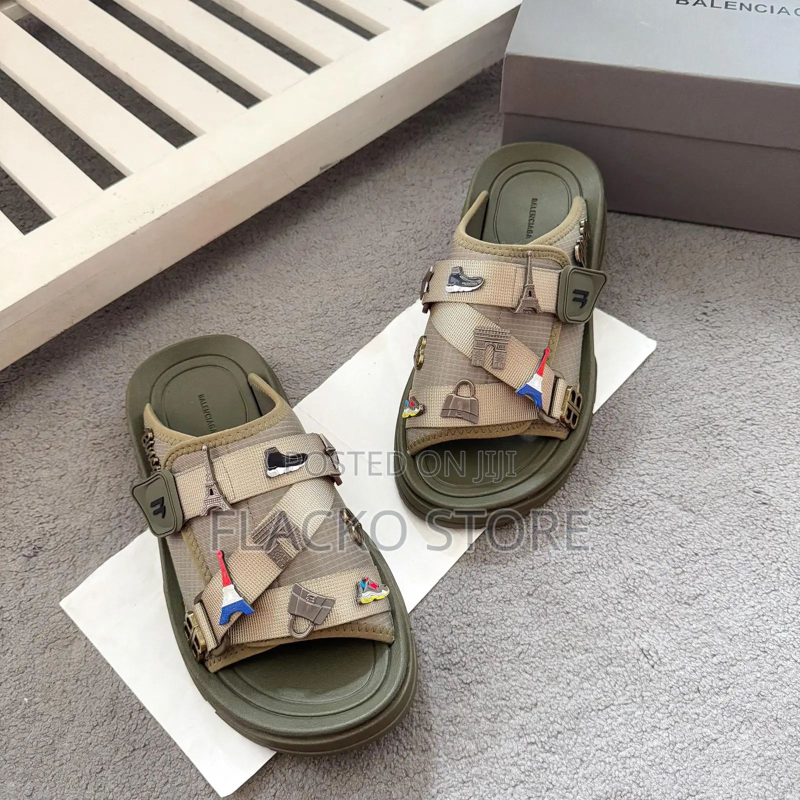 Original Balenciaga Paris Slides