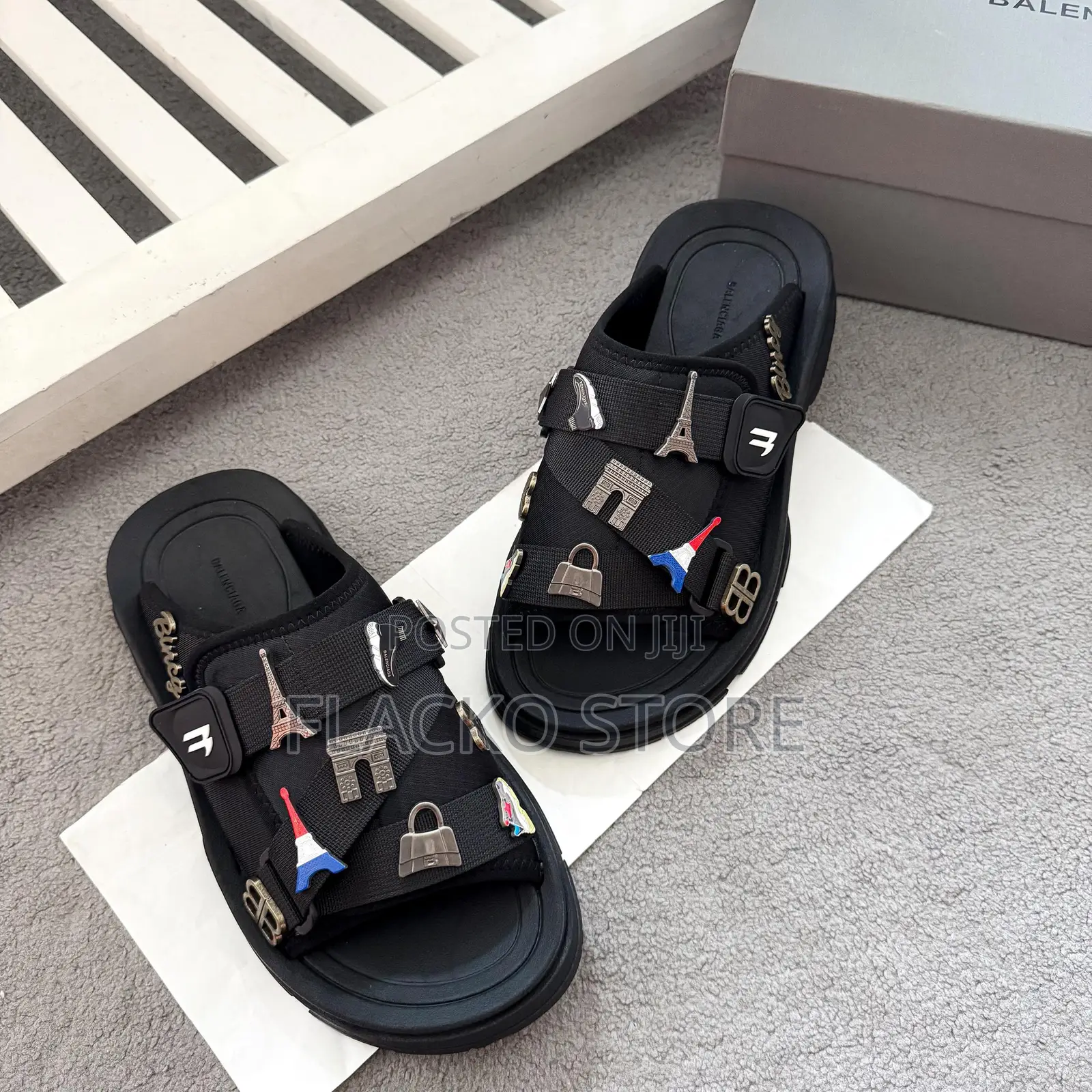 Original Balenciaga Paris Slides
