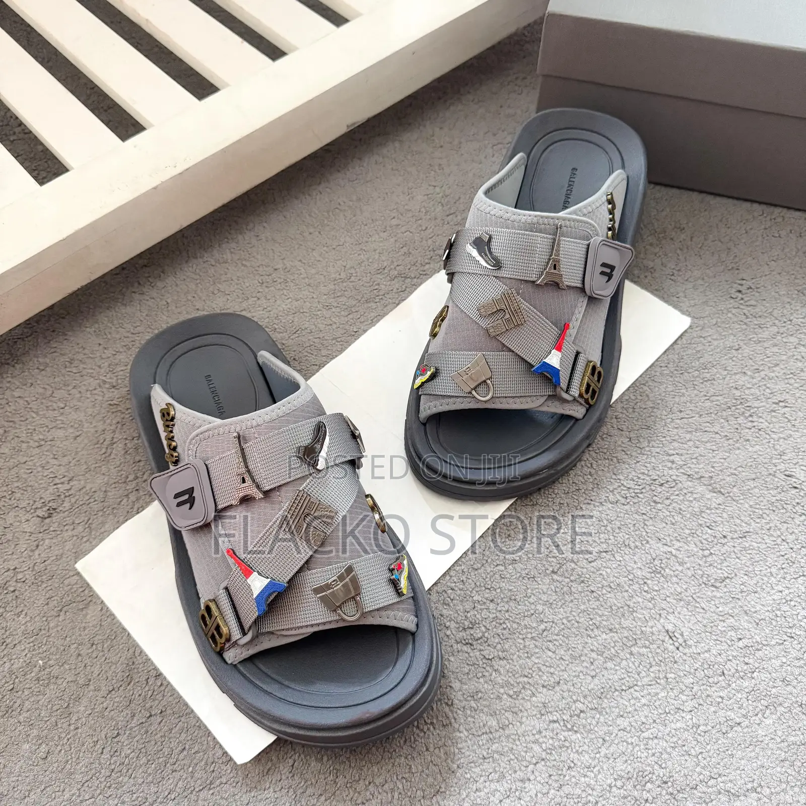 Original Balenciaga Paris Slides