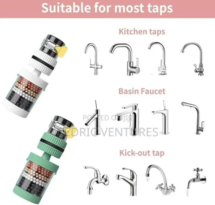 6 Layers Water Filter Tap Purifier 360degree Rotation