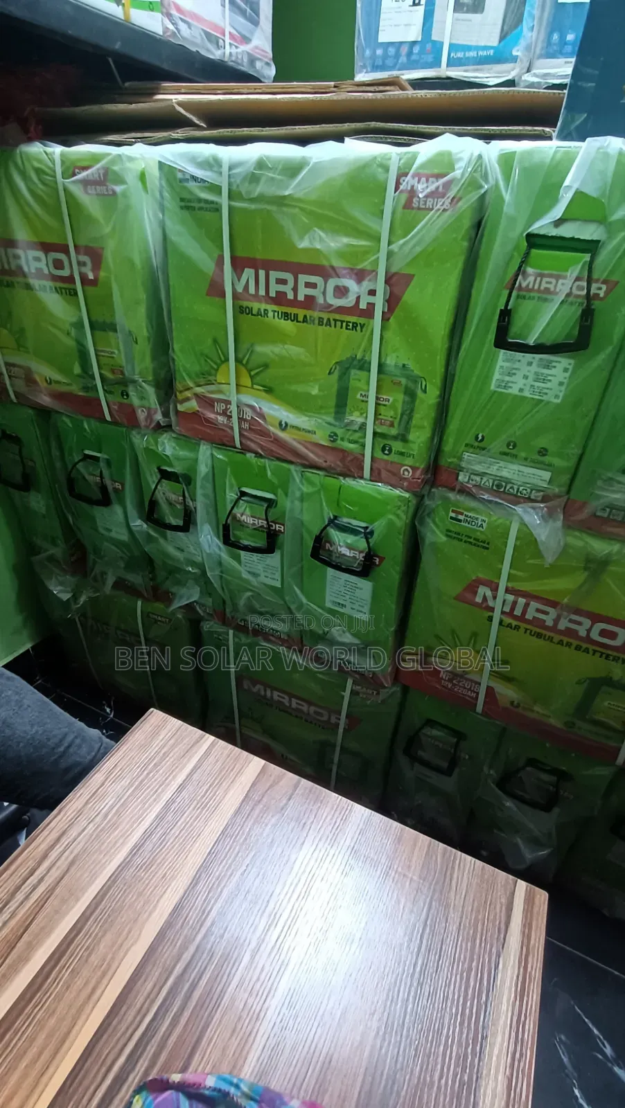 220ah Mirror Solar Tubular Battery 12v