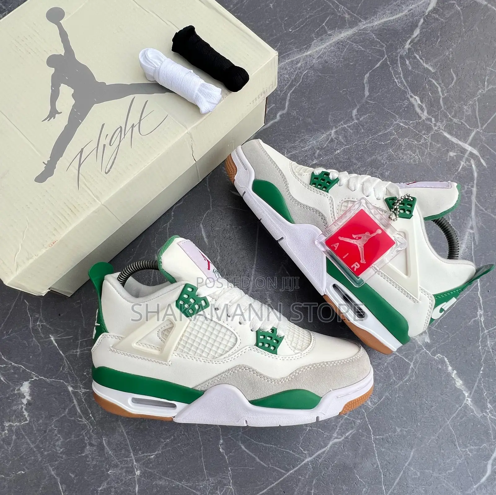 Original Air Jordan 4 Pine Green