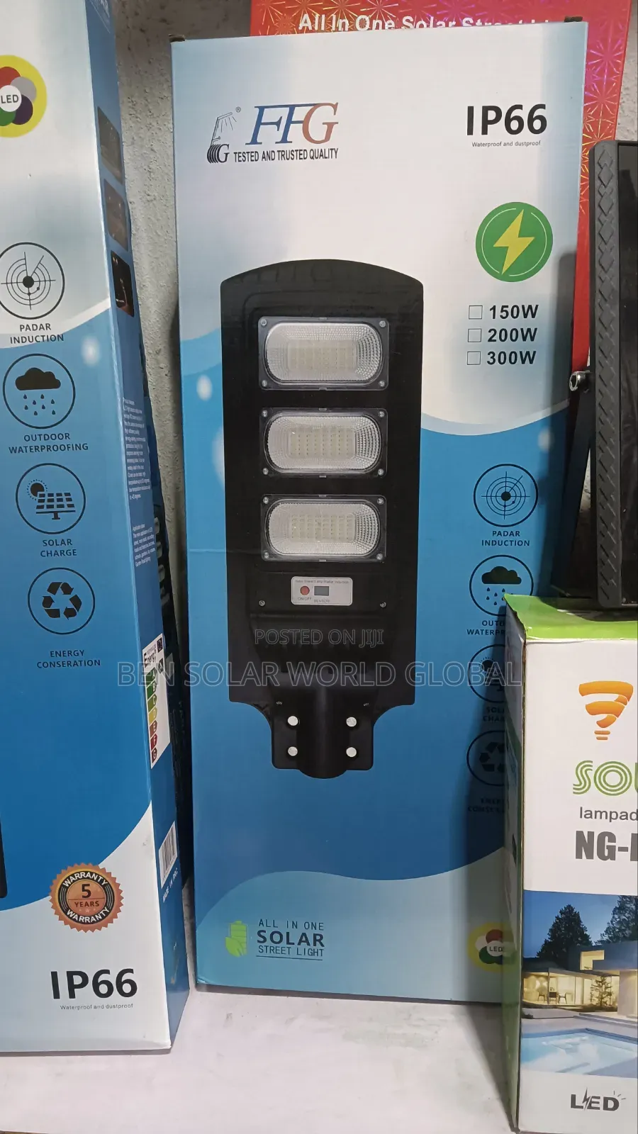 FFG Ip6 3eyes Solar Street Light