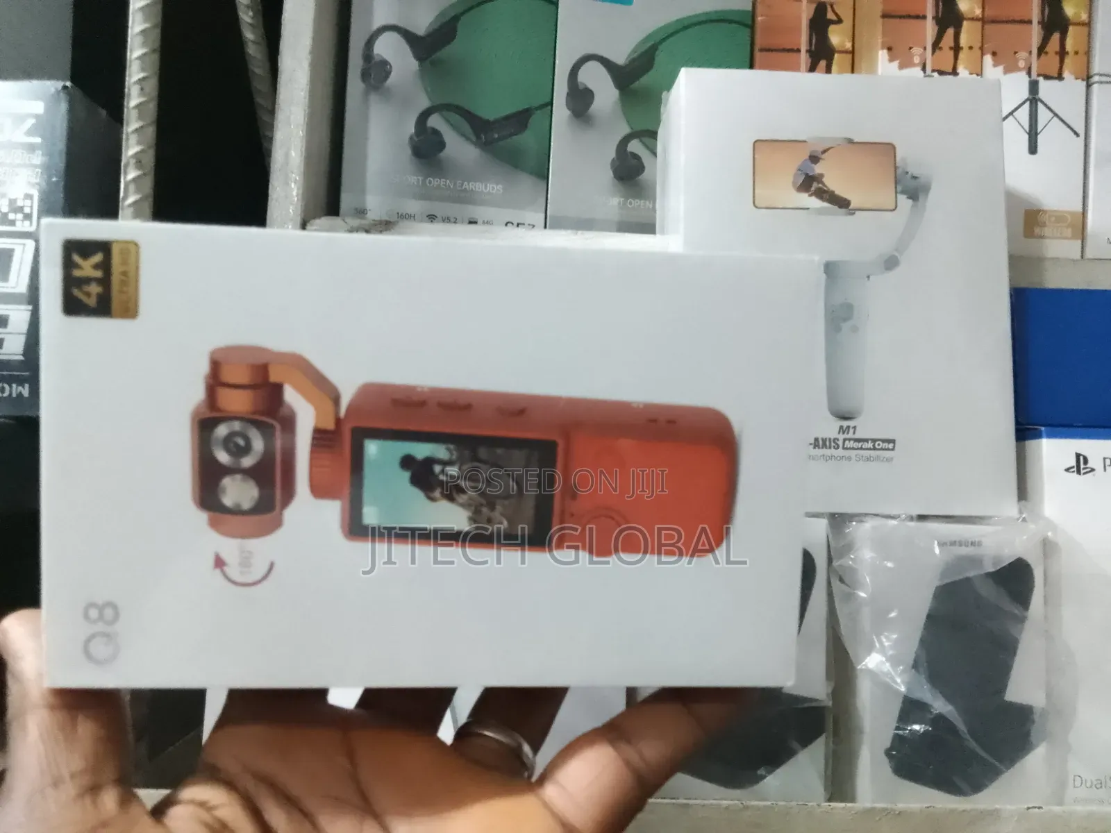 Q-8 Ultra Hd Pocket Vlogging Camera With 1-Inch /120fps Video,