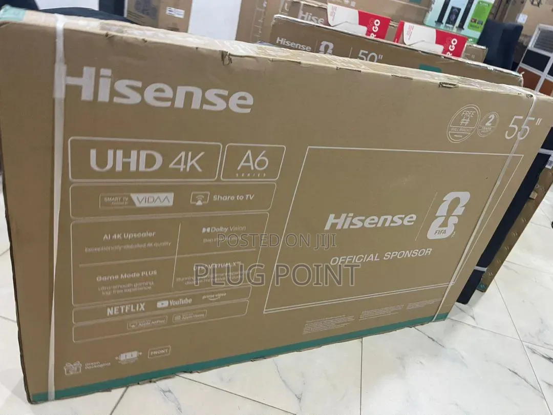 Hisense 55” Smart Tv for Movies, Sports and Gaming