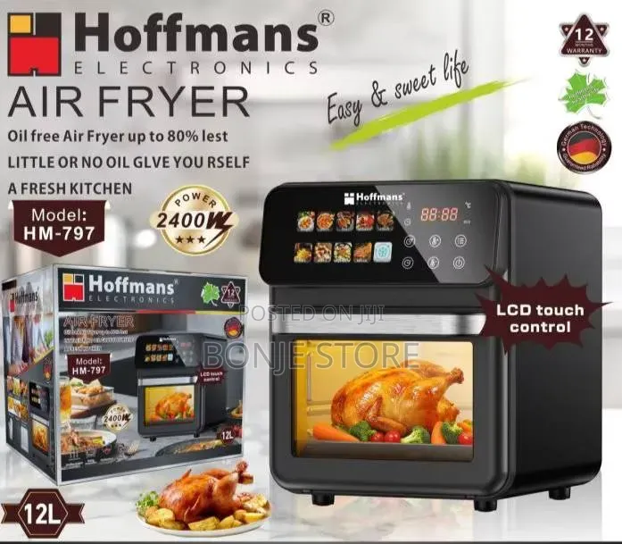 12l Hoffmans Digital Air Fryer, Model: 797