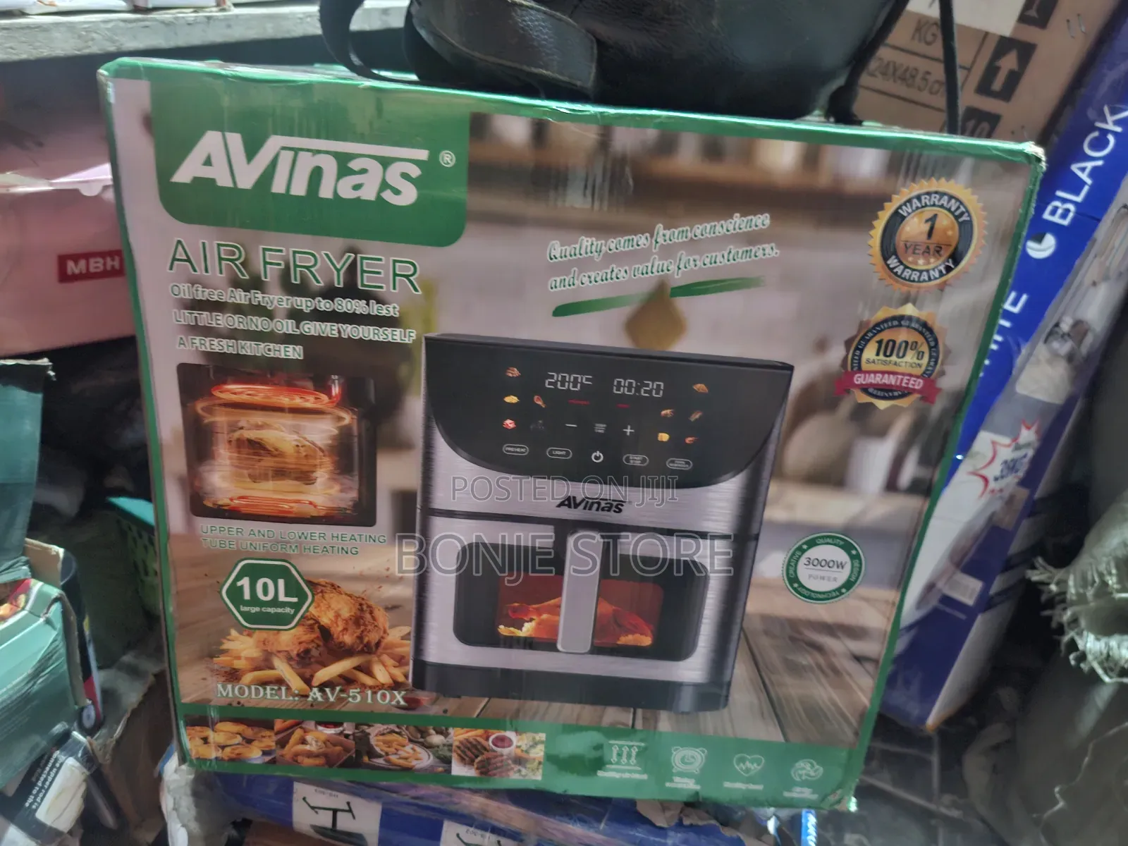 Avinas Av-510x 10 Liters Digital Airfryer