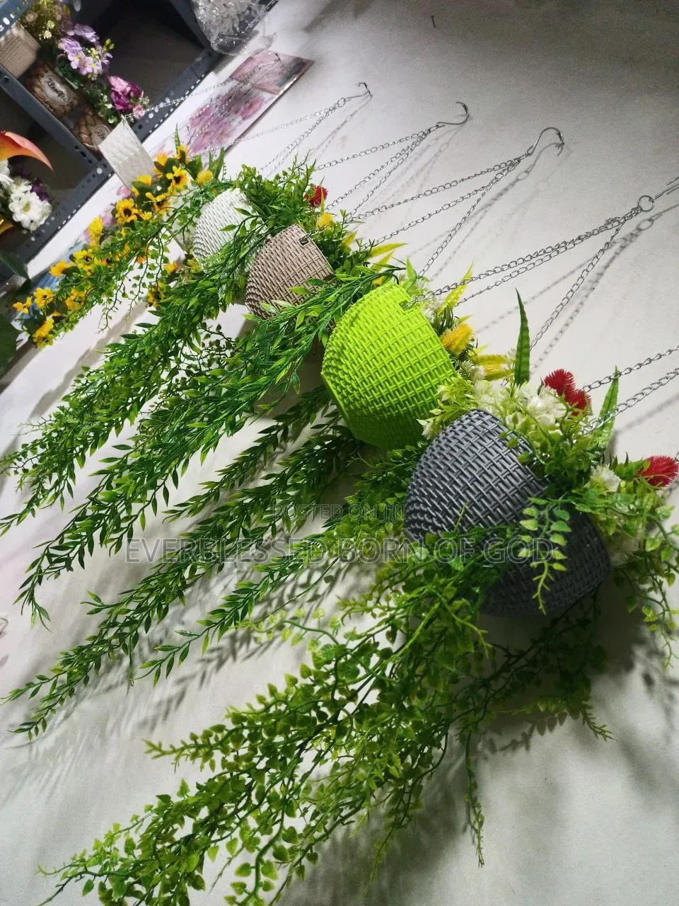 Artificial Hanging Flowers