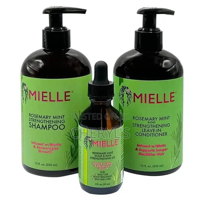 Mielle Rosemary Mint Hair Strengthening Products, Which Includes: