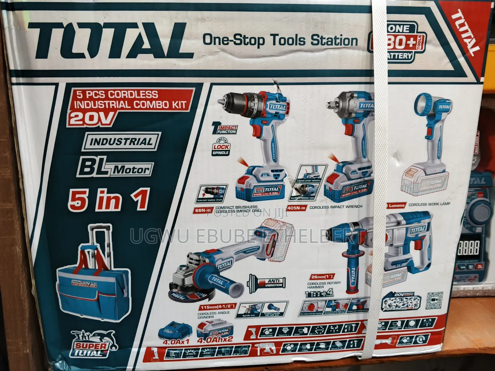 5 in 1 Total Combo Kit Set Cordless Machine