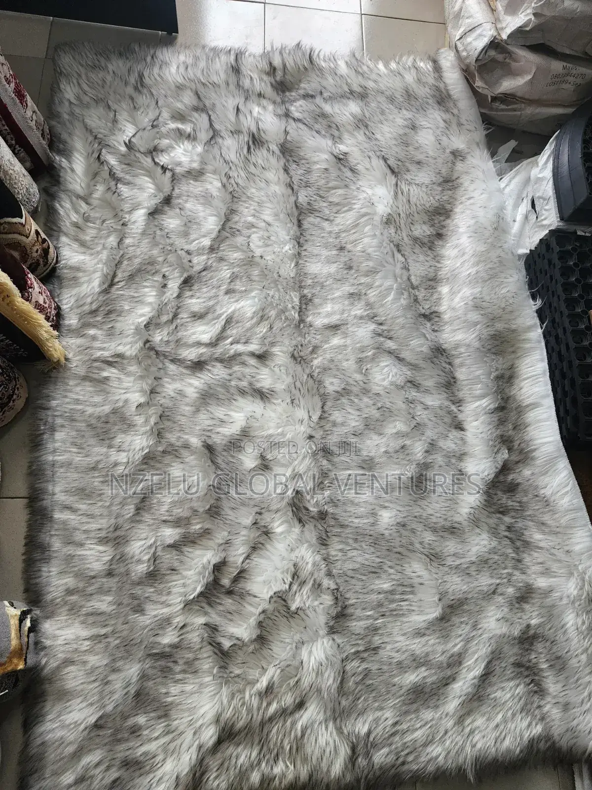 Fluffy Fur Centre Rug