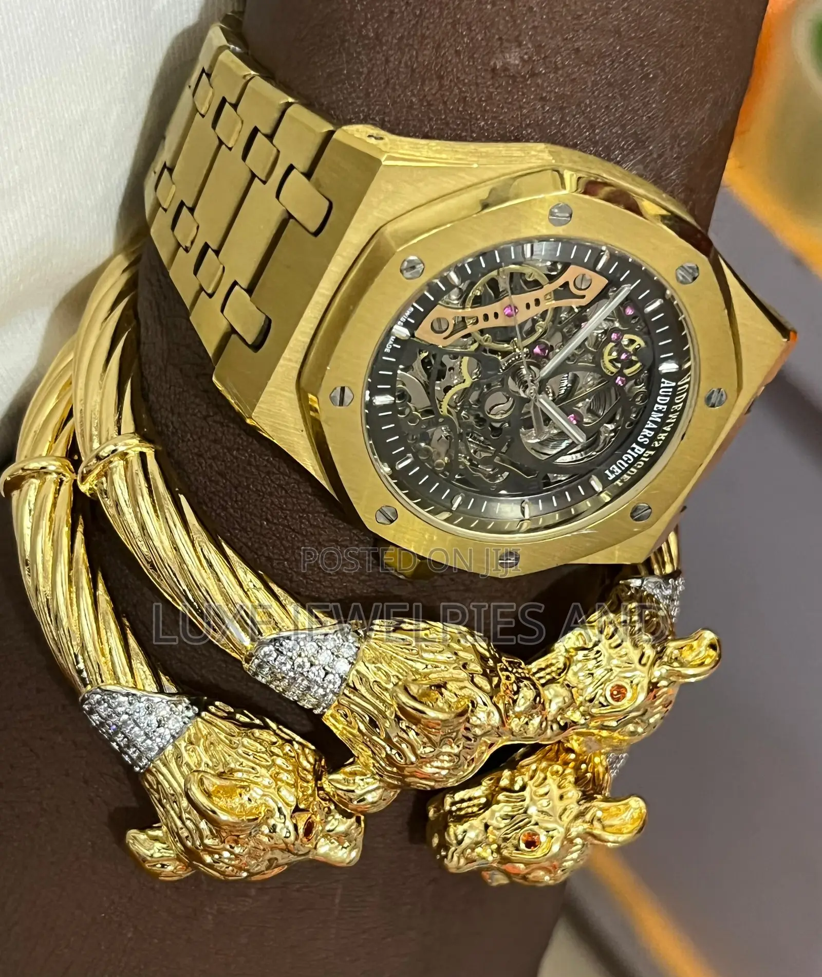Quality Gold Replica Non Tarnish Bangle for Men